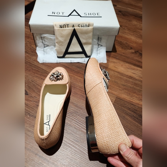 Women's Loafer Palha Nude Rose Not A Shoe Size 7 - Picture 7 of 15